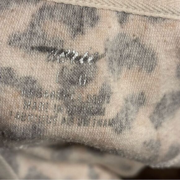 Aerie Oversized Summer Fleece Sweatshirt Leopard- Size Large - Picture 7 of 7